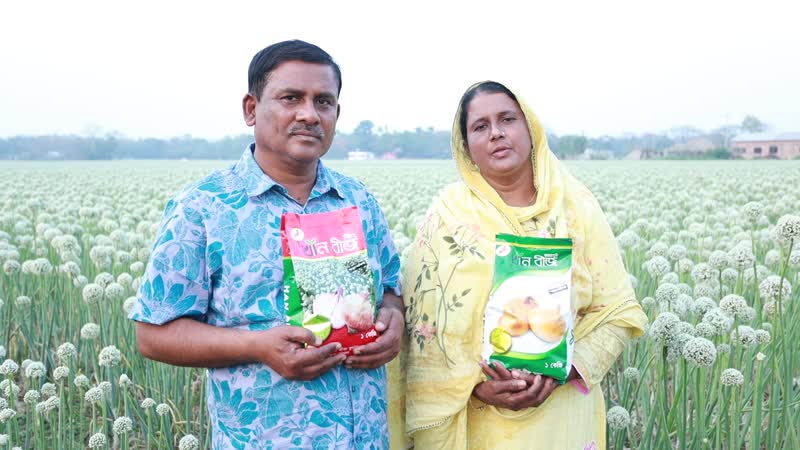 Video from the Khan Seed onion seed farm